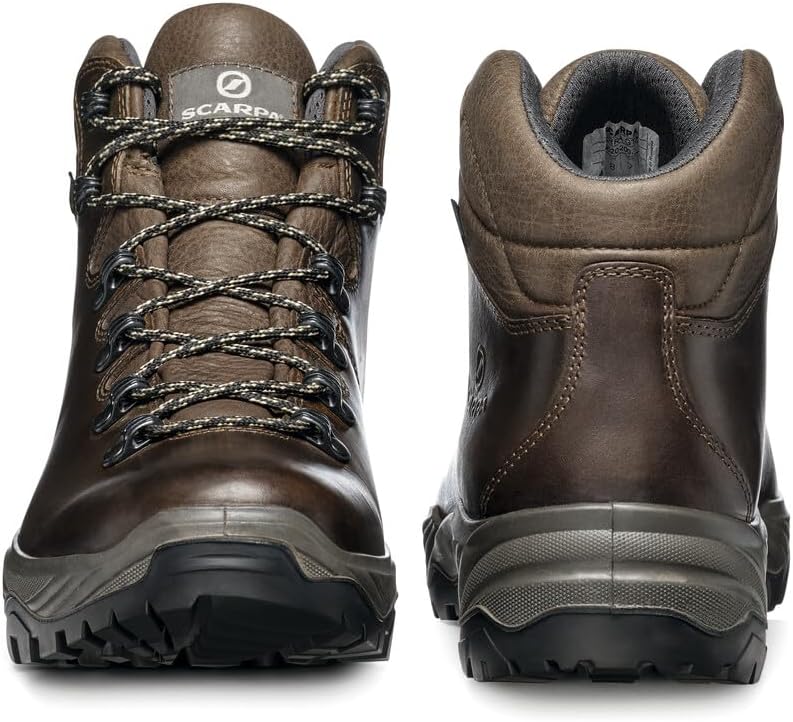 Мужские водонепроницаемые ботинки SCARPA Terra GTX с мембраной Gore-Tex для пеших походов и рюкзачного туризма, коричневый — фото 4