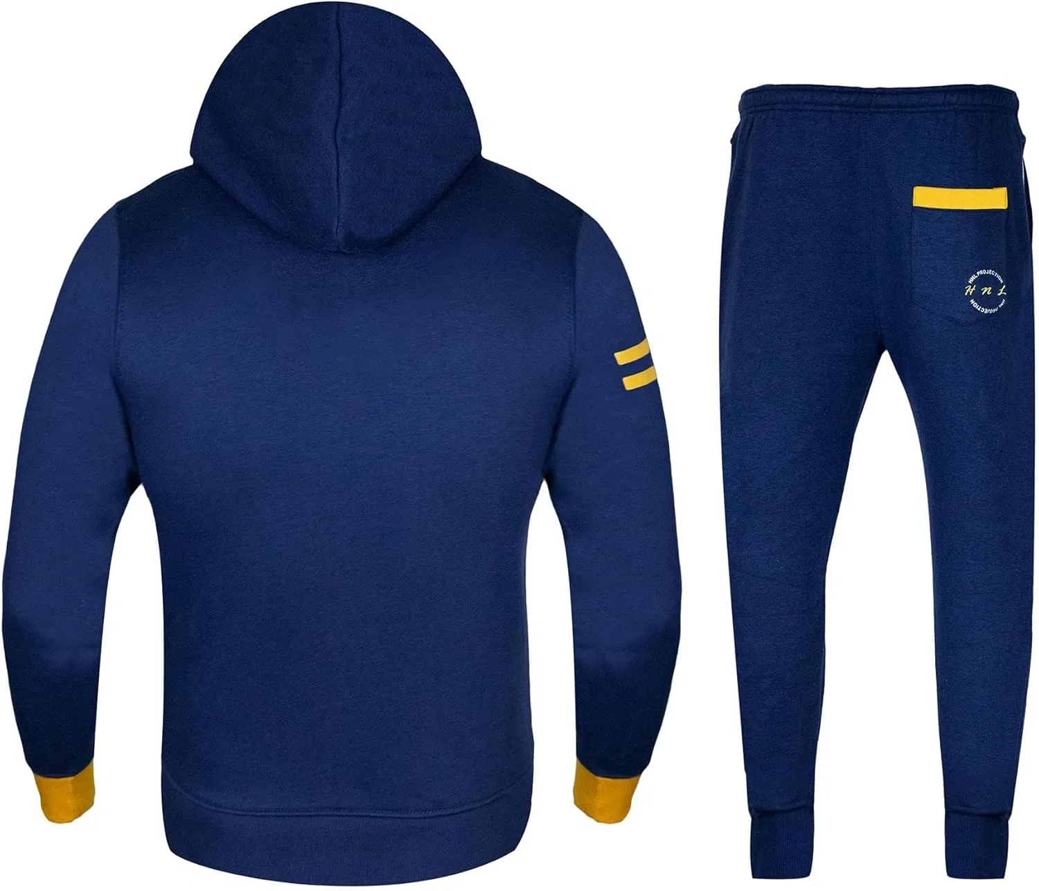 Детский спортивный костюм с капюшоном A2Z 4 Kids, Indigo & Mustard — фото 2