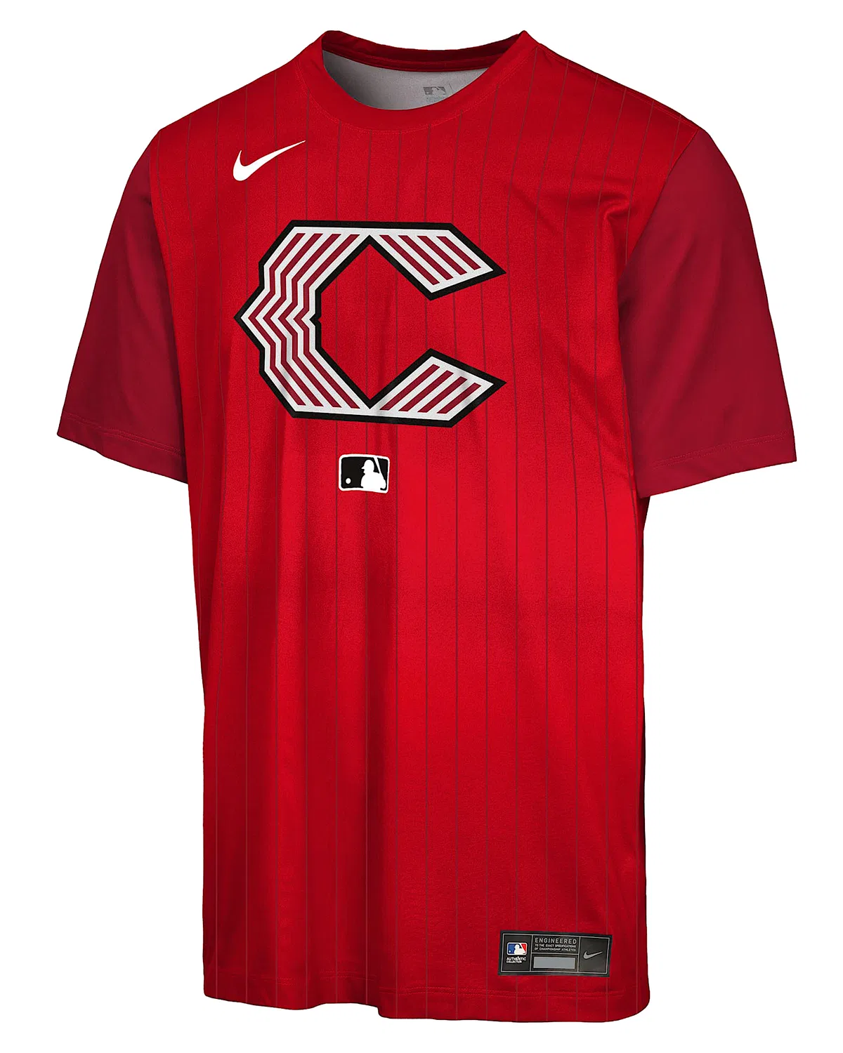 Большой детский Nike Dri-FIT MLB футболка Cincinnati Reds Authentic Collection City Connect Velocity, Red