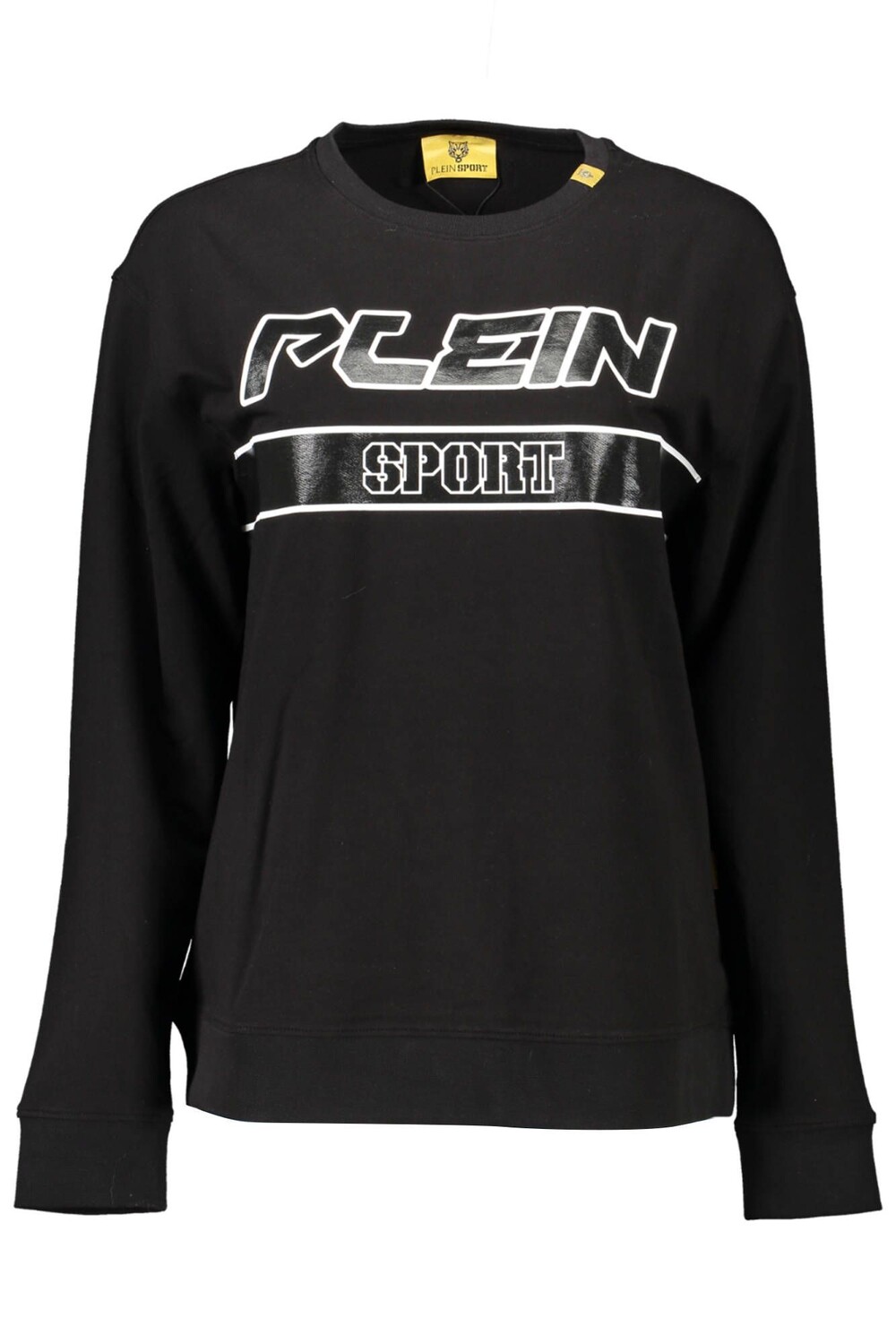 

Черный хлопковый женский свитер Plein Sport
