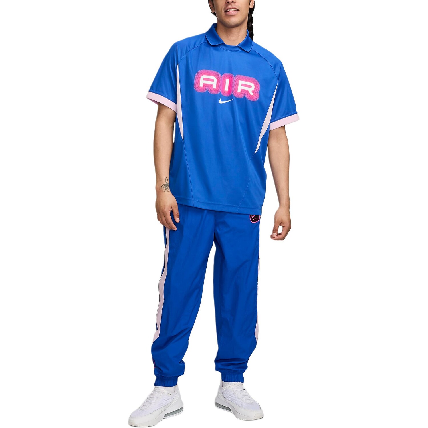 Футболка Air мужская розовая пена / гипер-розовый Nike, розовый — фото 3