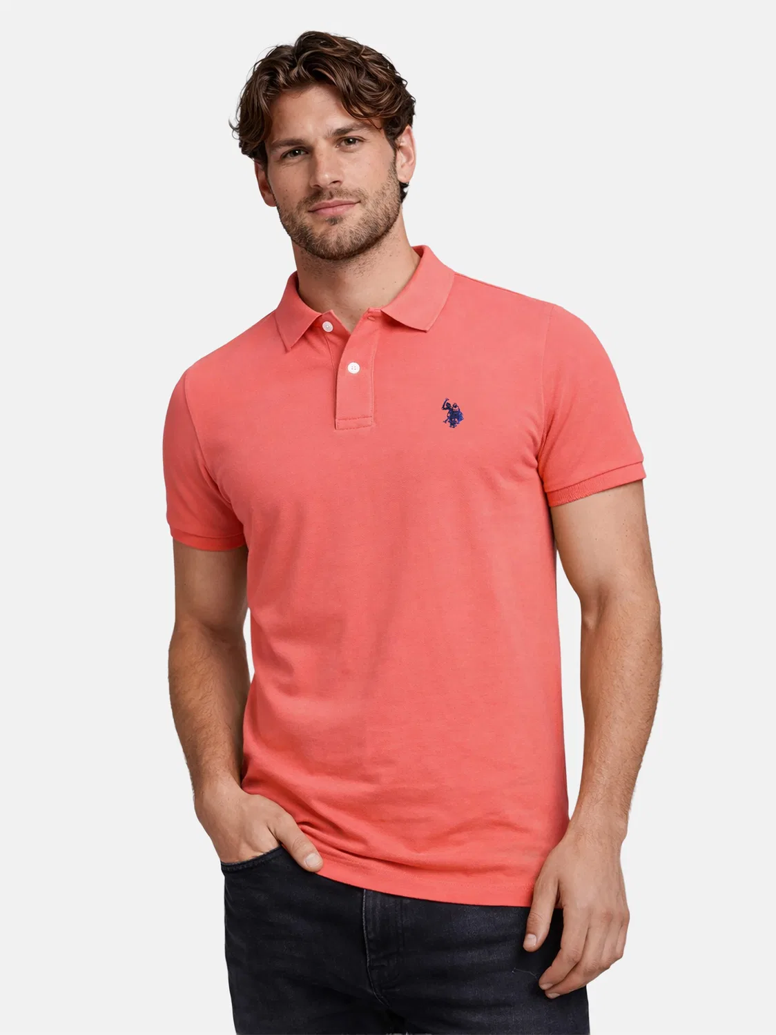 Рубашка U.S. Polo Assn., Rose — фото 3