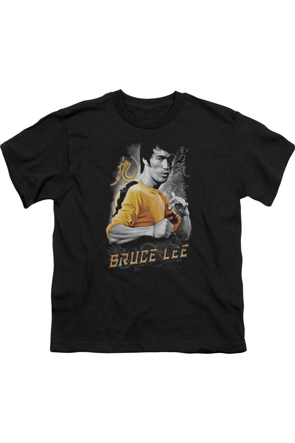 

Футболка с коротким рукавом для детей Bruce Lee "Желтый Дракон" Gildan
