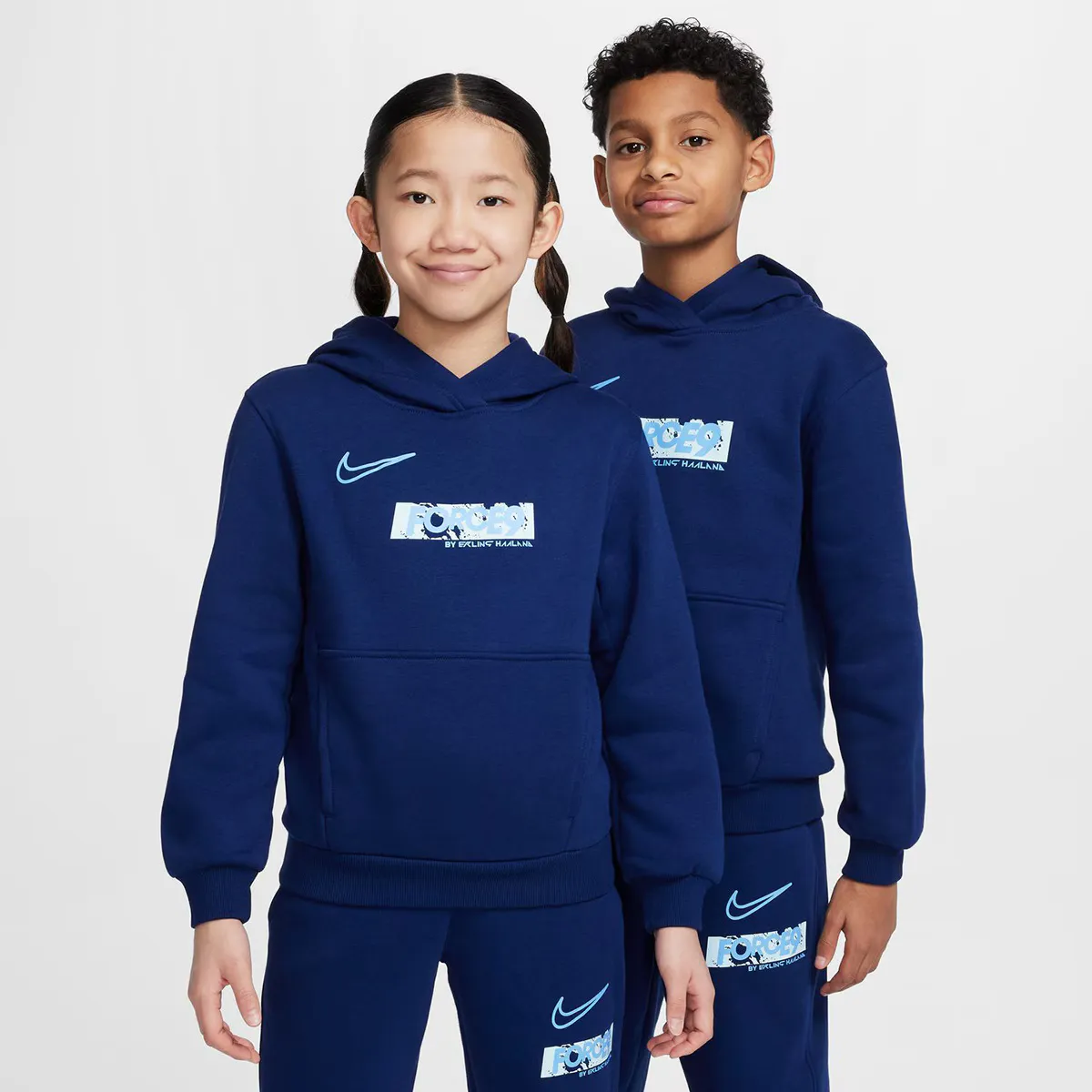 

Детский клуб Флисовая толстовка с капюшоном Nike, синий