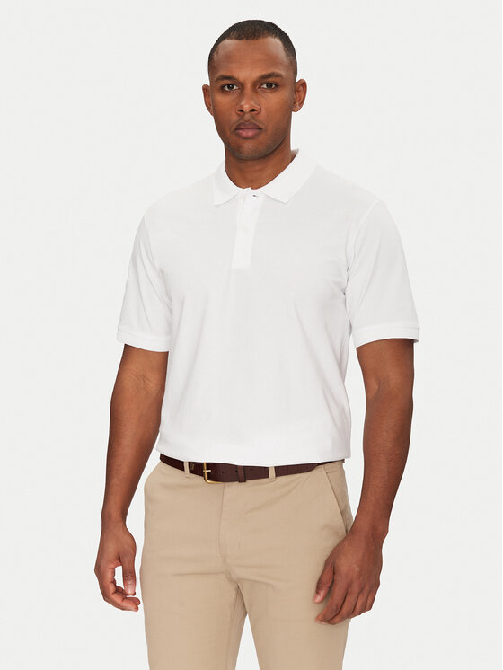 

Рубашка поло стандартный крой Jaxon 12268227 Jack&Jones, белый