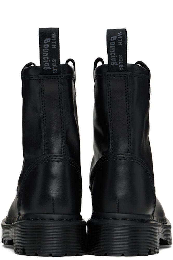Полусапоги мужские Dr. Martens Anistone Lo кожаные с заклепками, черный — фото 2