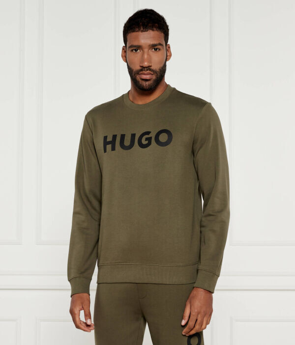 

Свитшот Hugo Dem Regular Fit, зеленый