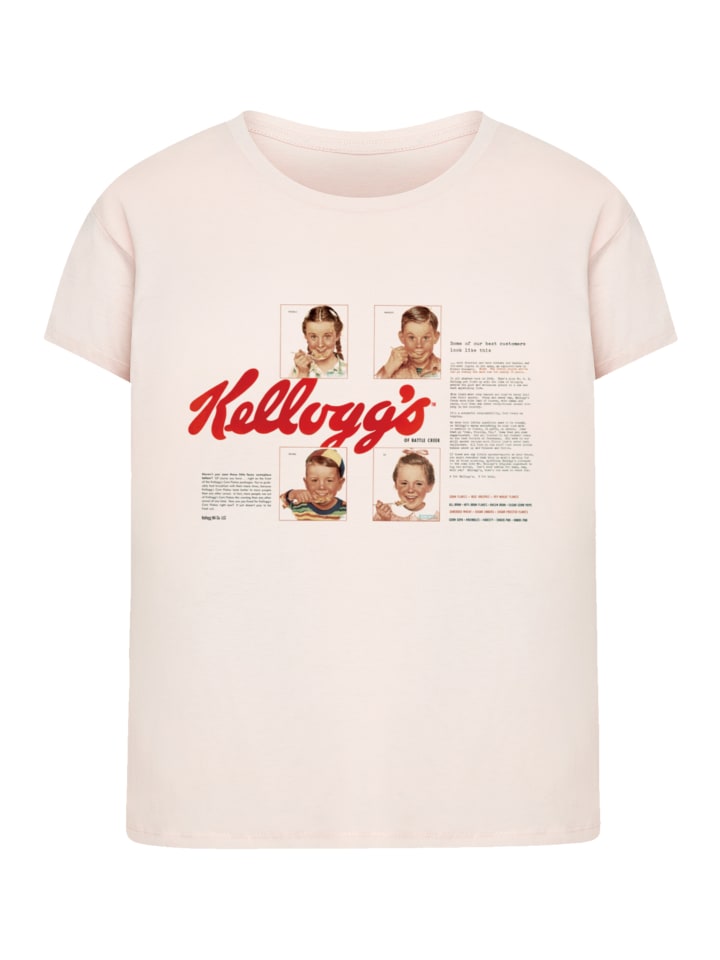 

Женская футболка Kellogg's Corn Flakes Cereal Box Children Retro в розовом цвете F4NT4STIC, Розовый, Женская футболка Kellogg's Corn Flakes Cereal Box Children Retro в розовом цвете F4NT4STIC