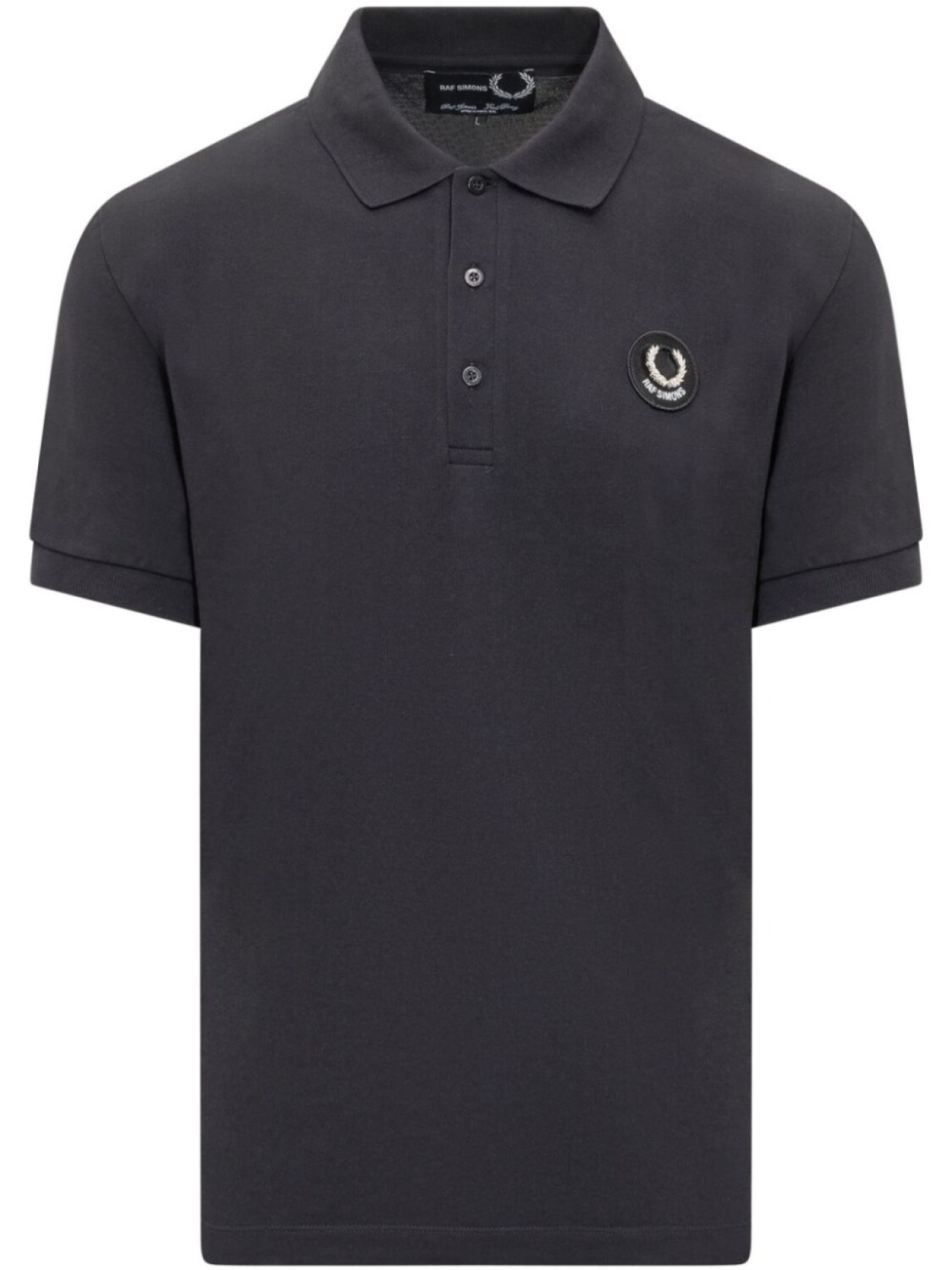

Рубашка поло с логотипом Raf Simons X Fred Perry, черный