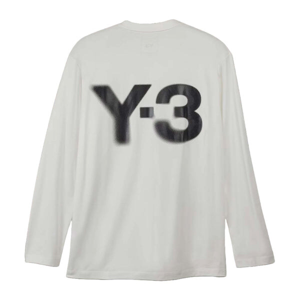 Футболка y 3 футболка с длинным рукавом с логотипом Adidas, белый — фото 2