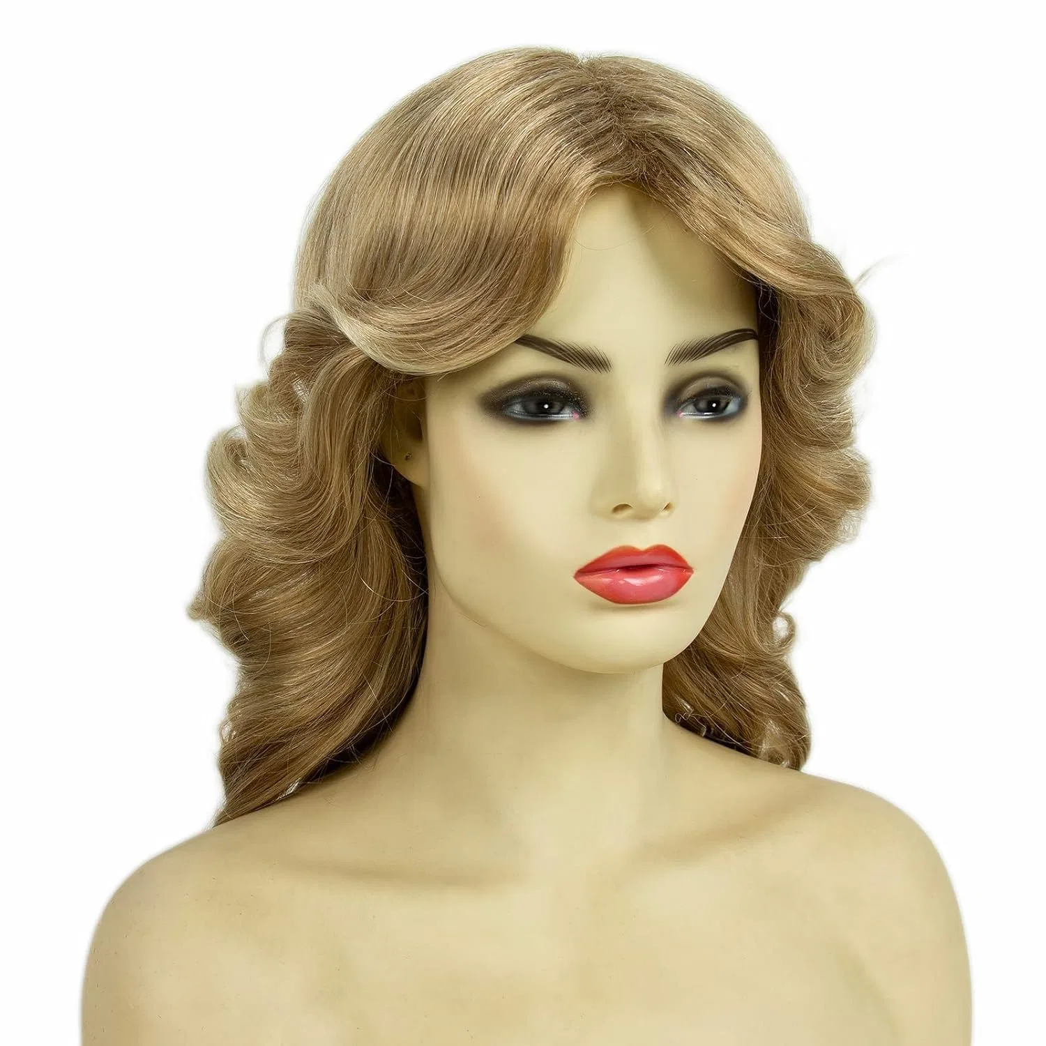 Женский парик «Farrah Fawcett» в стиле 70-х от REEWES R Reewes Fashion Hair, Blond — фото 4