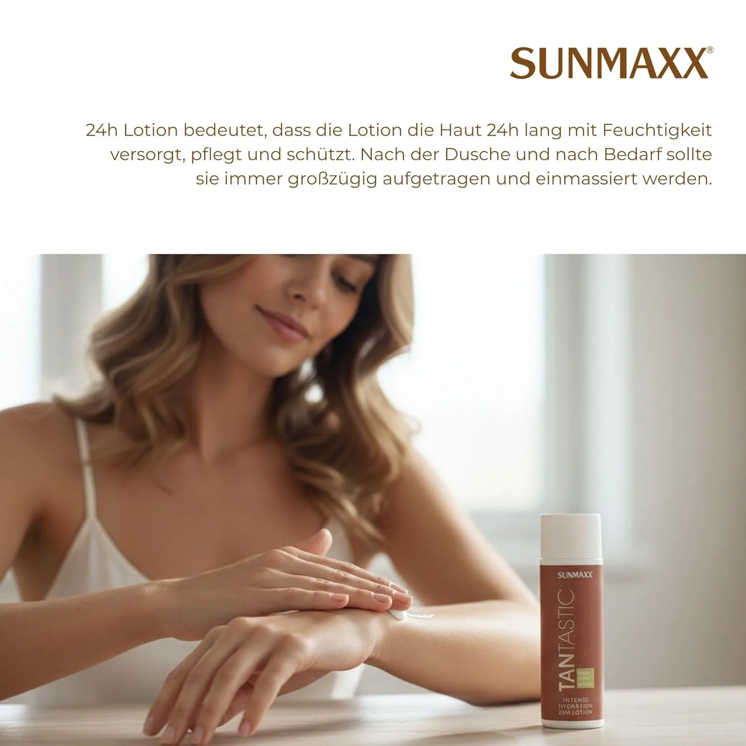 Лосьон для тела SUNMAXX TANTASTIC VITATAN D до загара и 24-часового увлажнения Sunmaxx — фото 4