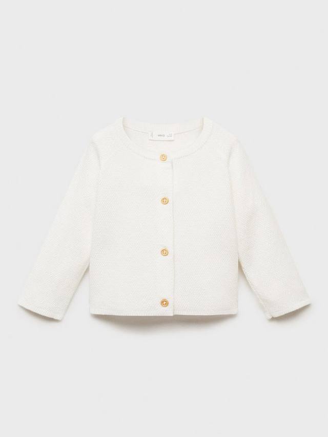 

Кардиган из хлопчатобумажной смеси baby duque Mango, цвет Natural White