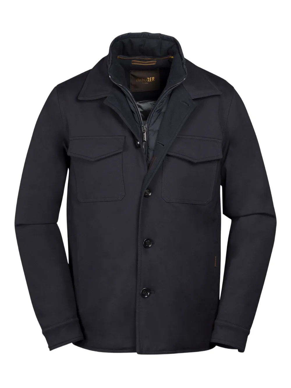 

Куртка с клапанными карманами на пуговицах TORQUATO-TZ Moorer, синий