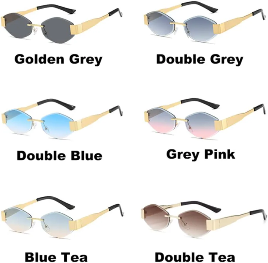 

Солнцезащитные очки с защитой UV400 | Толстая металлическая оправа | Для женщин и мужчин | Для занятий спортом на открытом воздухе и путешествий DSVIGF, Blue Tea