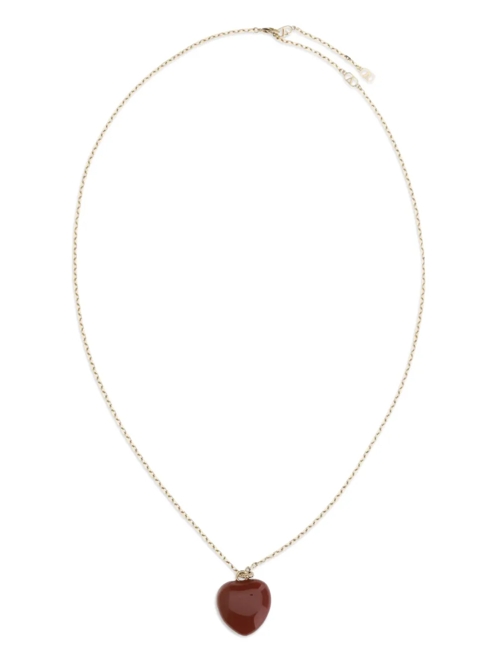 

Ожерелье с кулоном в форме сердца Valentino Garavani, красный