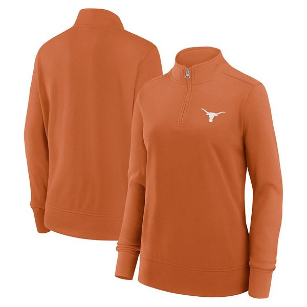 

Женская куртка quarter-zip velocity french terry texas orange texas longhorns Fanatics