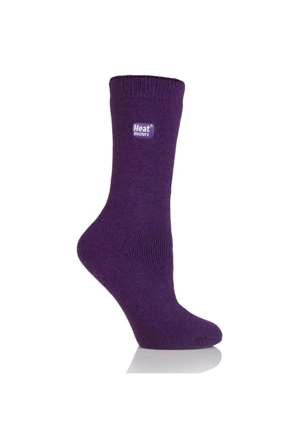 

1 пара простых носков 1.6 TOG Lite SOCKSHOP Heat Holders, фиолетовый