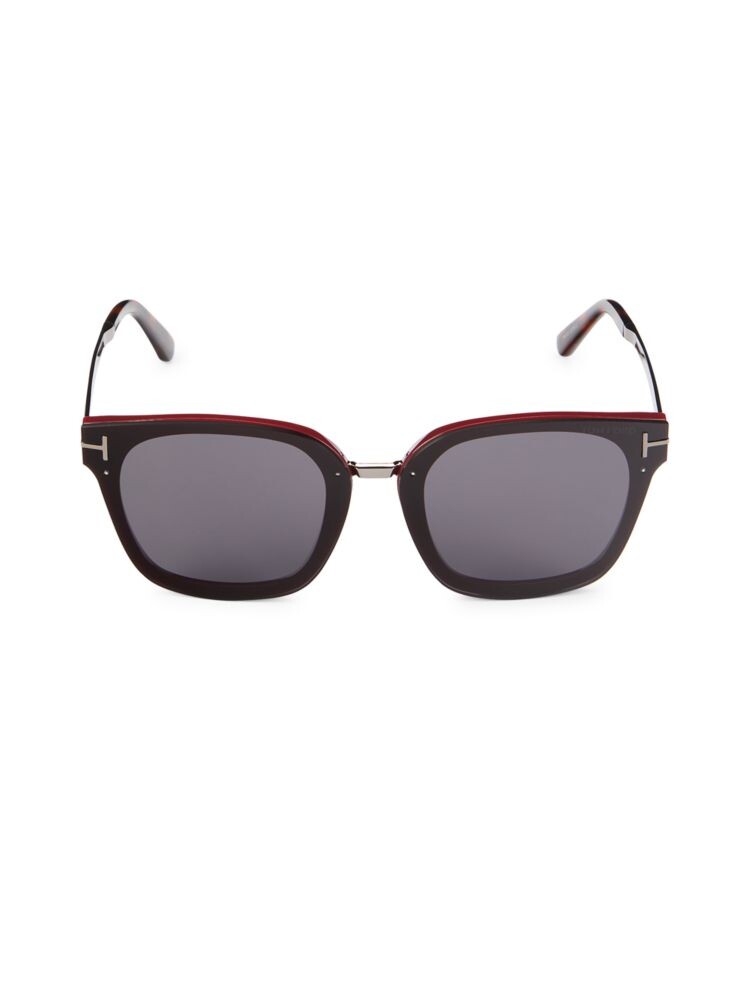 

Солнцезащитные очки «кошачий глаз» 68MM Tom Ford, цвет Smoke Red