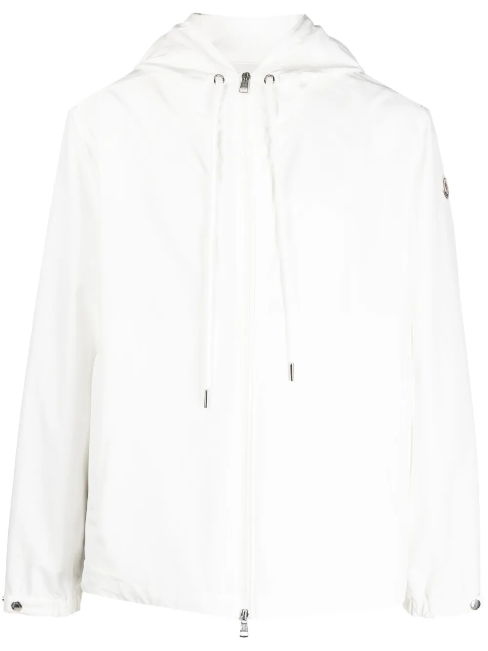 

Куртка на молнии с капюшоном MONCLER, белый