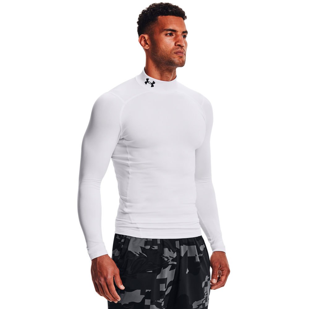 

Футболка с длинным рукавом Under Armour ColdGear Armour Comp Mock, белый