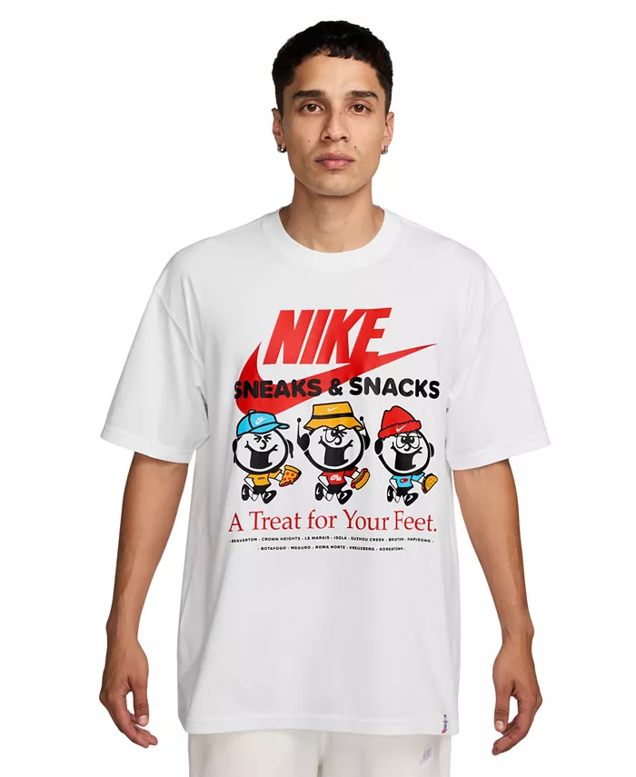 

Мужская футболка Max90 Loose-Fit с принтом Nike, белый