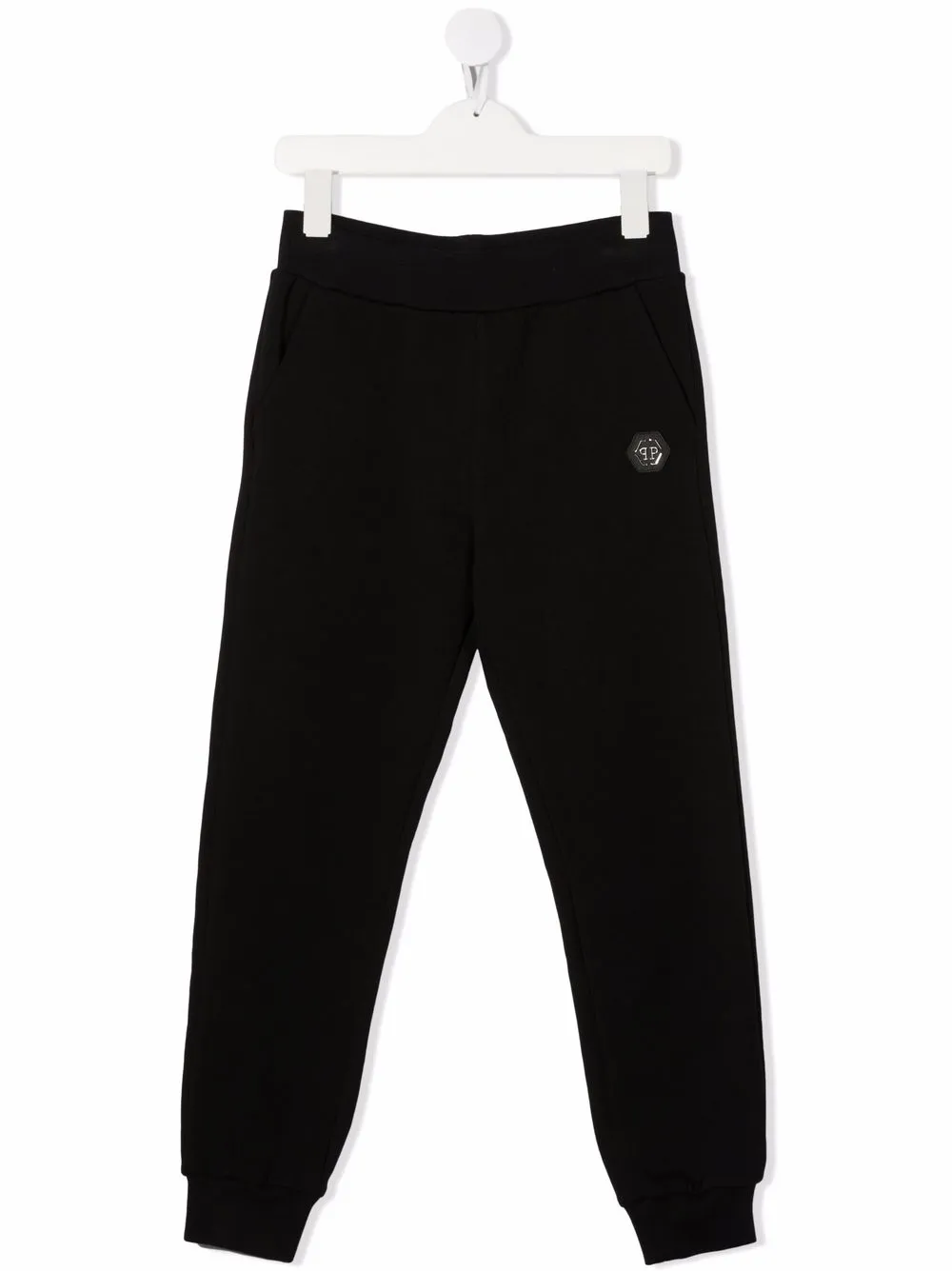 

Спортивные брюки с нашивкой-логотипом Philipp Plein Junior, черный