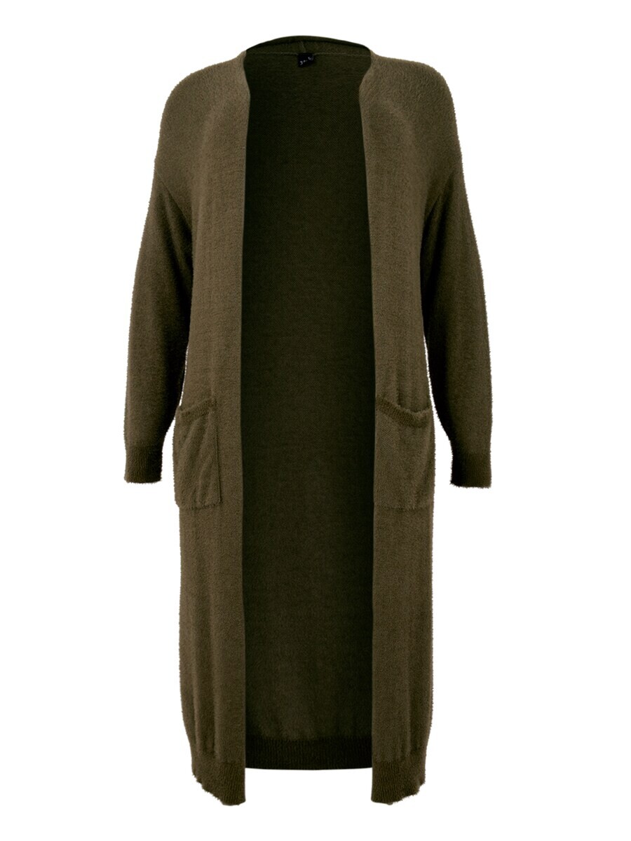 

Вязаный кардиган YOEK Knit Cardigan, оливковый