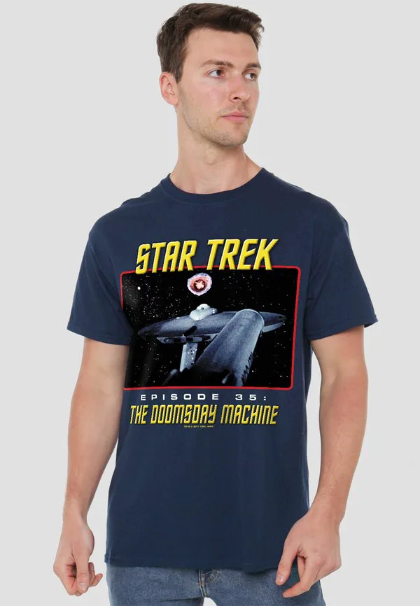 

Оригинальная футболка st с принтом «машина судного дня» Cotton Soul, Dark Blue