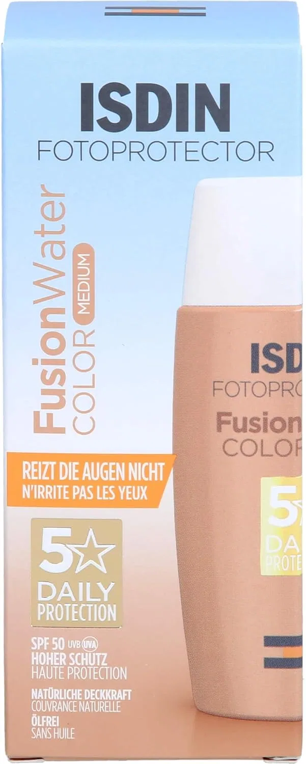 Солнцезащитный крем для лица ISDIN Fusion Water Color Bronze SPF 50 бронзовый оттенок 50 мл