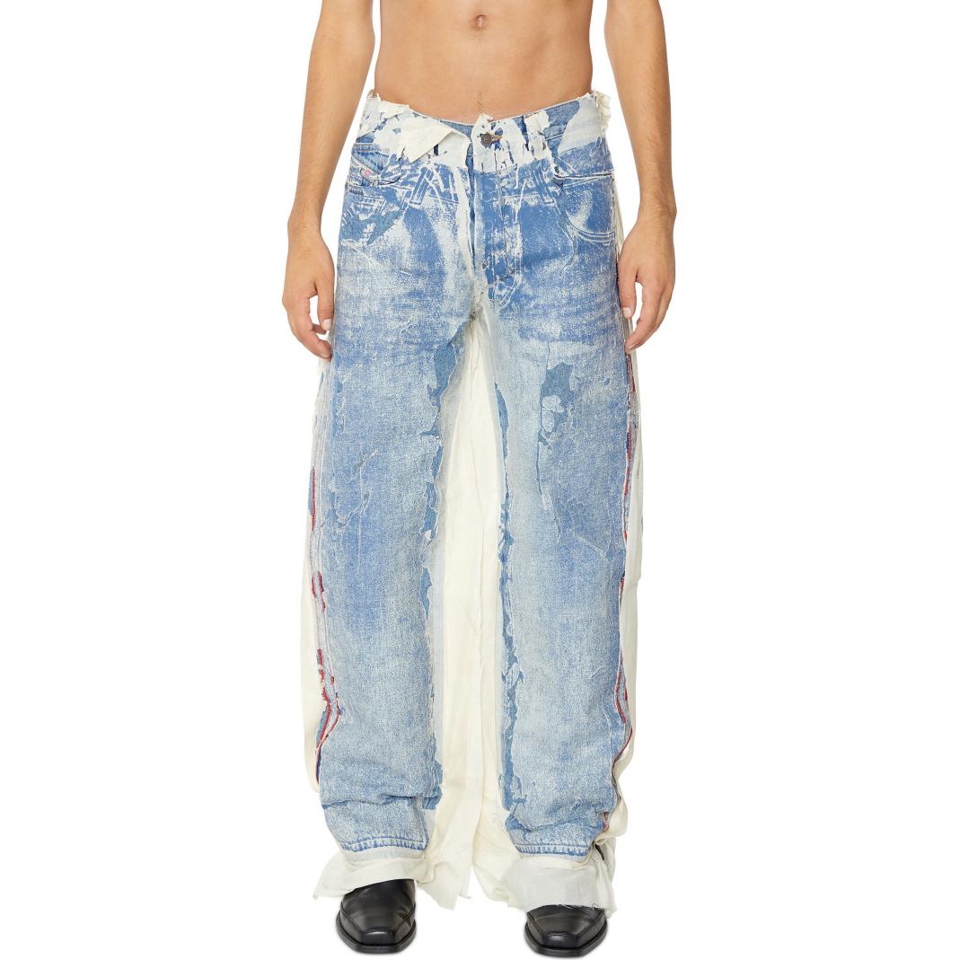 

DIESEL Джинсы мужские светло-голубые