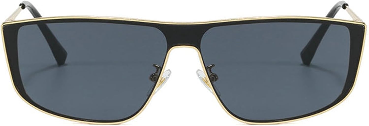 

Женские солнцезащитные очки Helena Fashion Y2k большого квадратного размера, винтажные, дизайнерские, мужские, для активного отдыха, с защитой от УФ-излучения UV400, C3