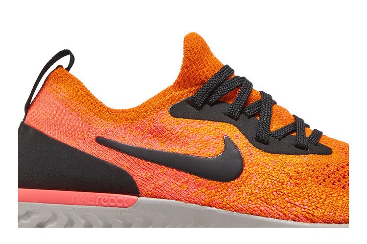 Кроссовки Nike Epic React Flyknit GS 'Copper Flash', оранжевый — фото 3