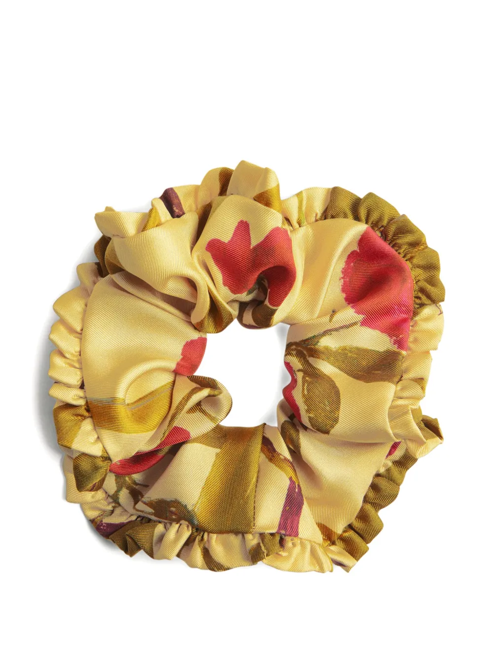 

Комплект из трех резинок для волос с принтом La Doublej, желтый