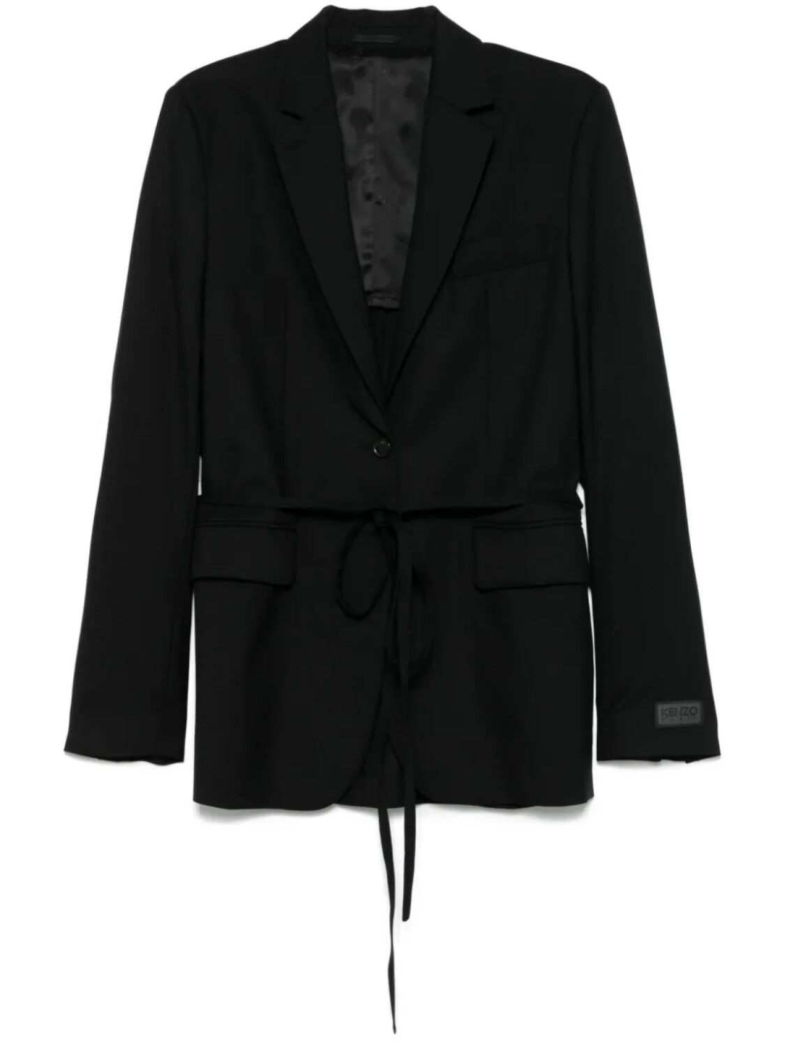 

Kenzo блейзер с поясом, черный