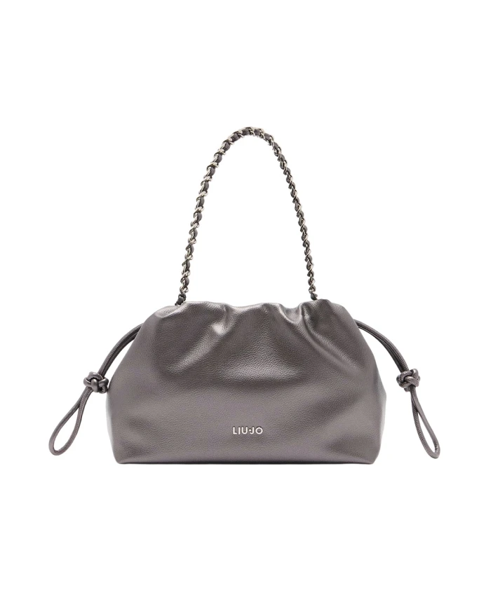 

Сумка через плечо среднего размера с цепочкой. Liu Jo, серый