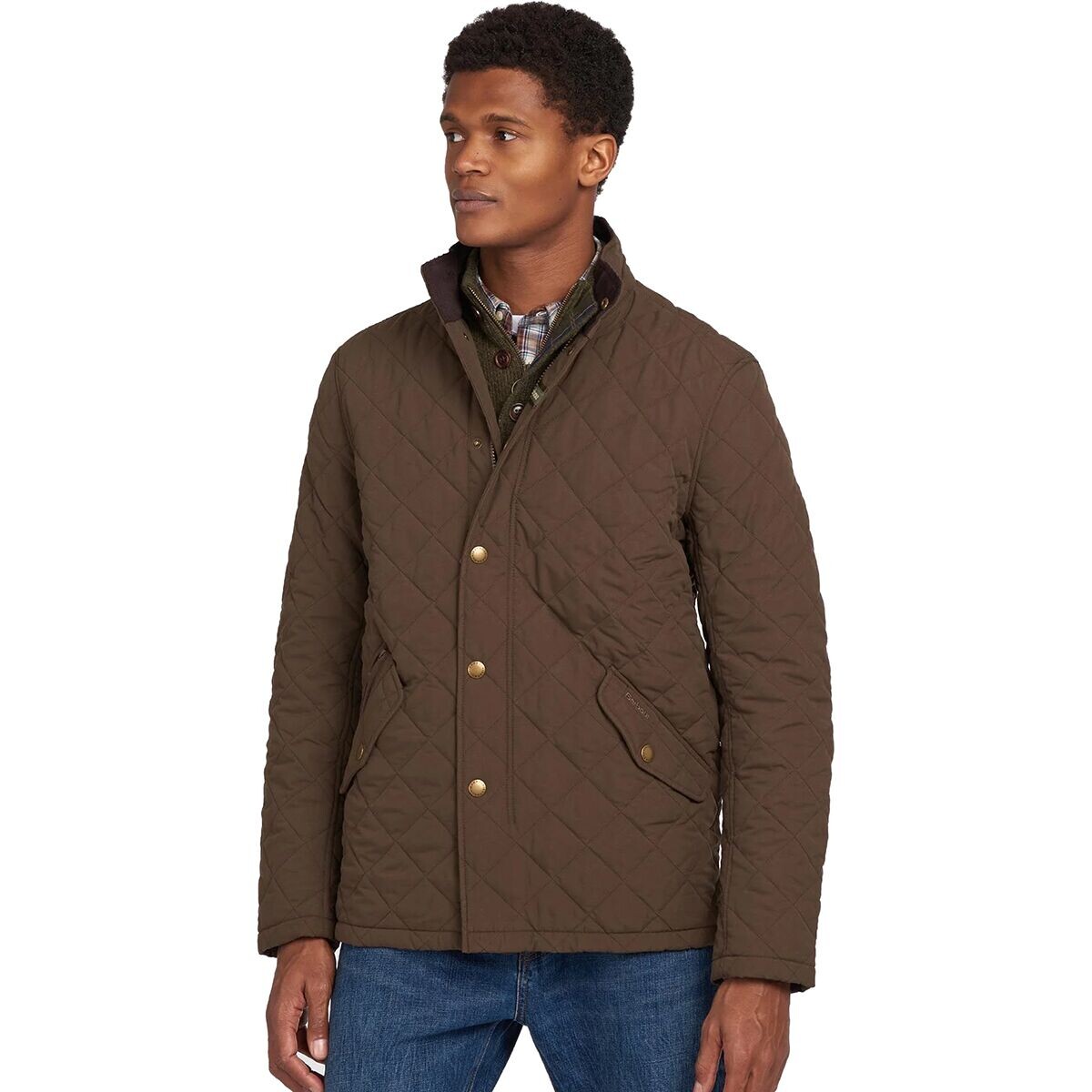 

Стеганая куртка shoveler Barbour, зеленый