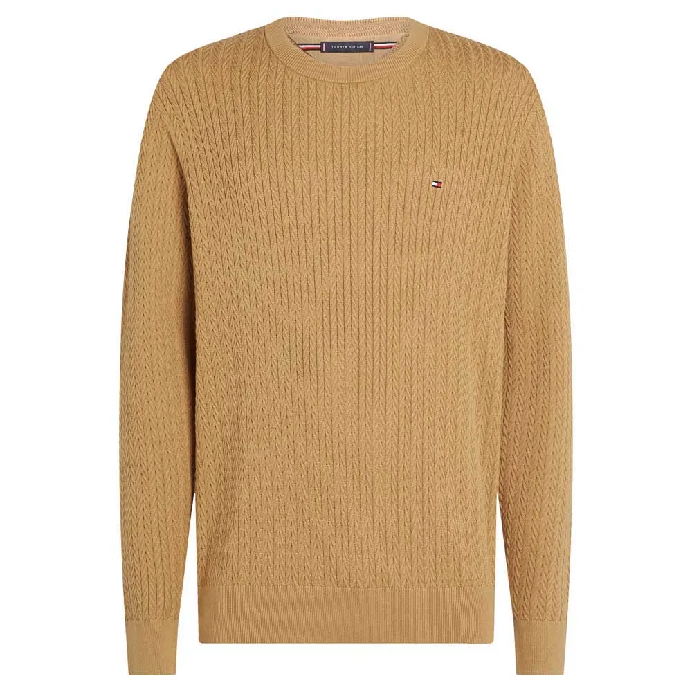 

Свитер Tommy Hilfiger Herringbone Structure, коричневый