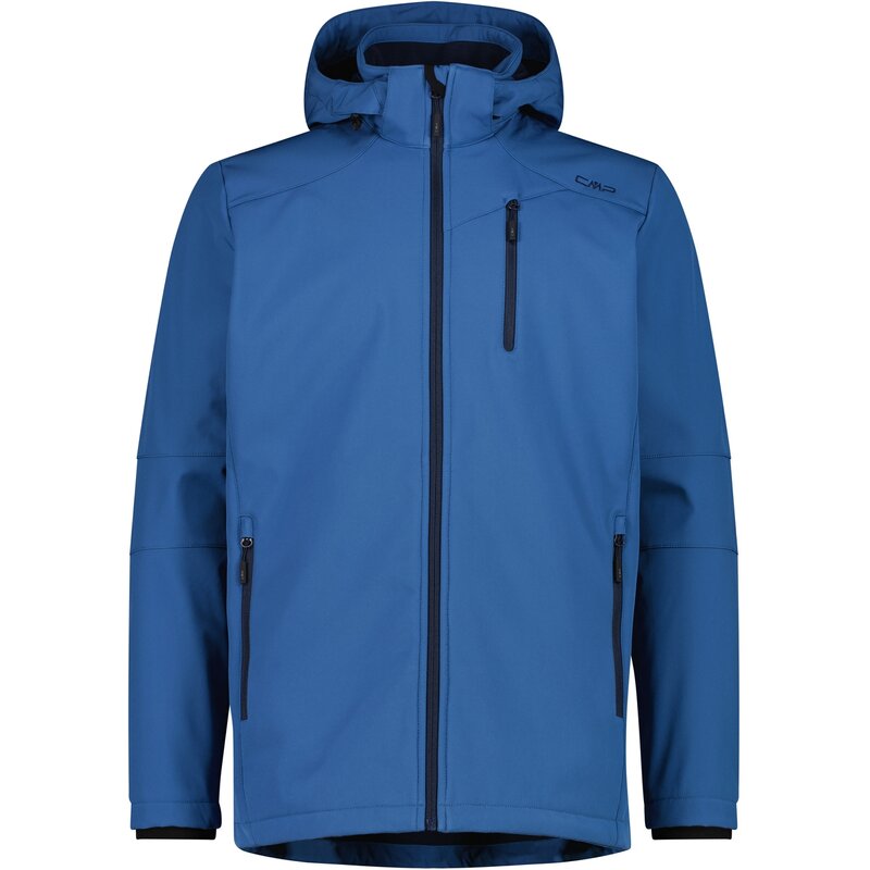 

Функциональная куртка с капюшоном, софтшелловая куртка Cmp, синий