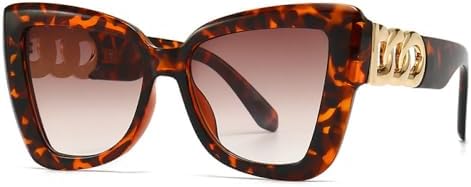 

Винтажные солнцезащитные очки «кошачий глаз» для женщин, квадратная оправа, солнцезащитные очки с защитой от УФ-излучения UV400, модные, большие, в стиле стритвеар MTZJH, C2