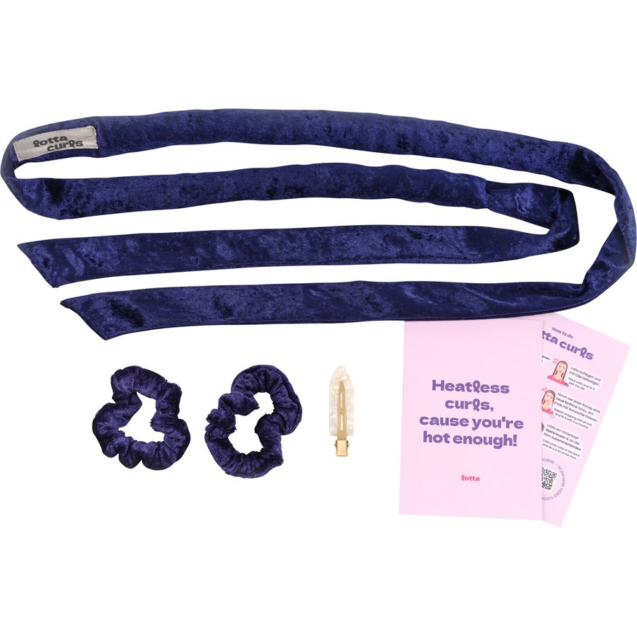 Резинка для волос lockenband deep blue Lotta Curls, количество 1 шт. — фото 2