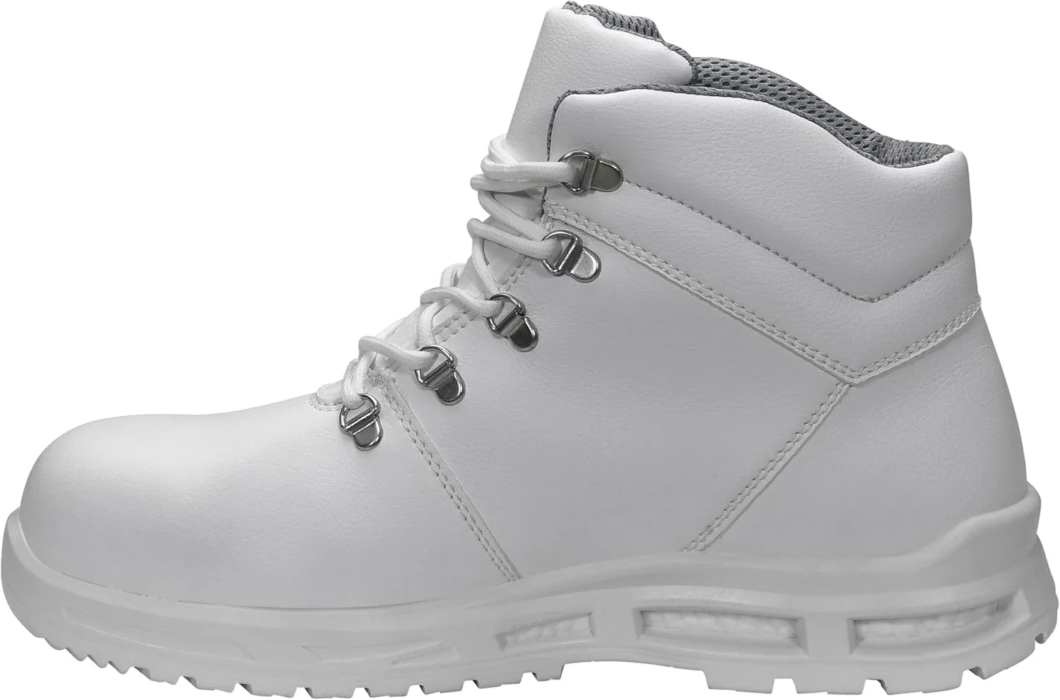 Защитные ботинки ELTEN Brandon XXTM White Mid ESD S3S, женские и мужские, текстильные, с композитным защитным носком (легче стального), легкие, классические, белый — фото 3