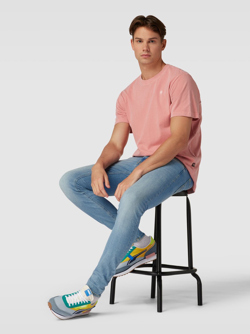 

Джинсы облегающего кроя с 5 карманами, модель «LIAM» Jack & Jones