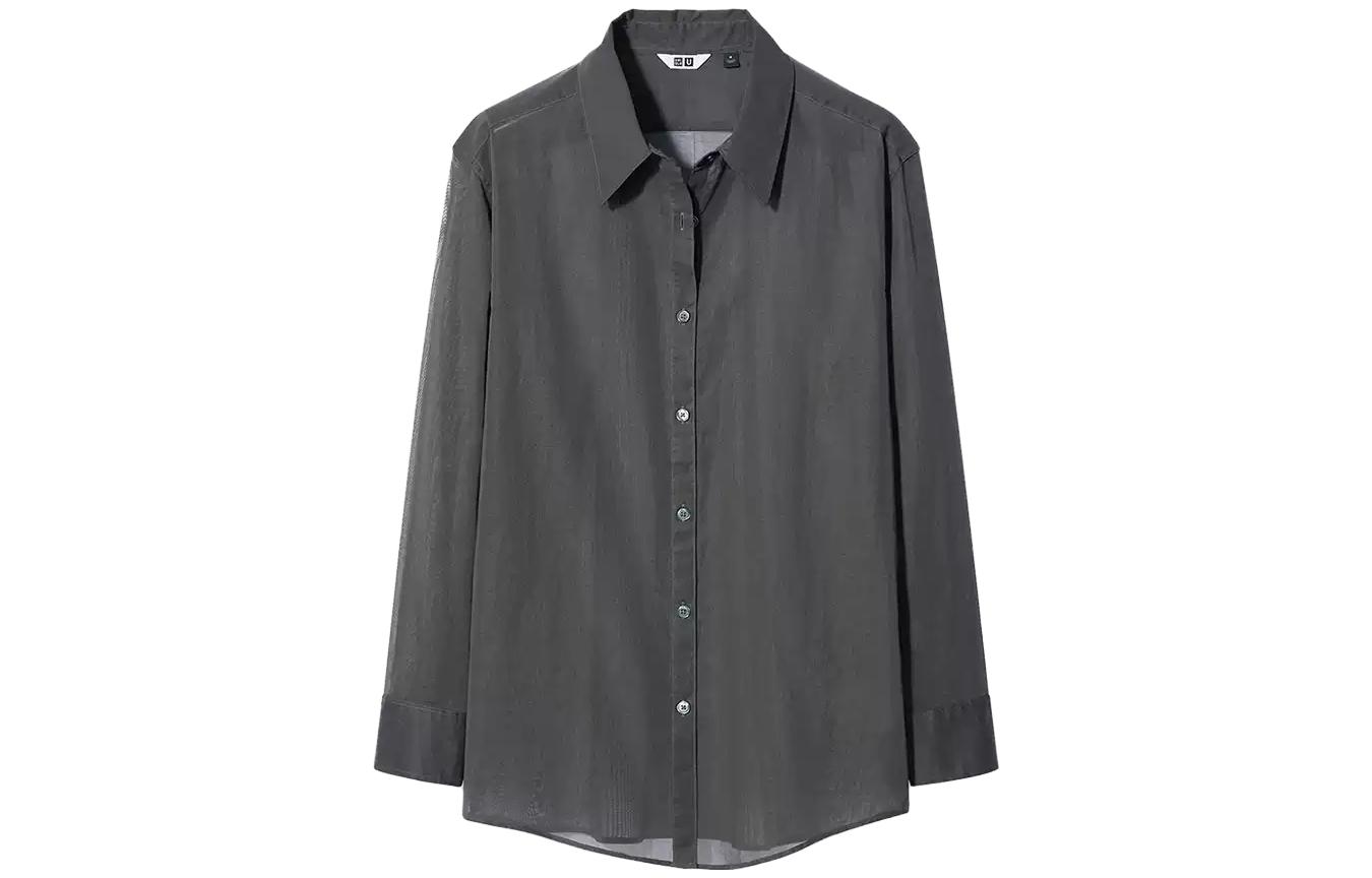 

Футболка женская темно-серая UNIQLO