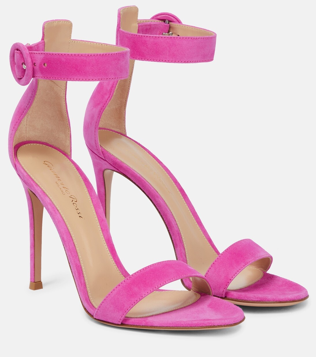 Босоножки portofino 105 Gianvito Rossi, розовый