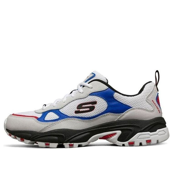 

Кроссовки stamina running shoes white/black/blue Skechers, белый