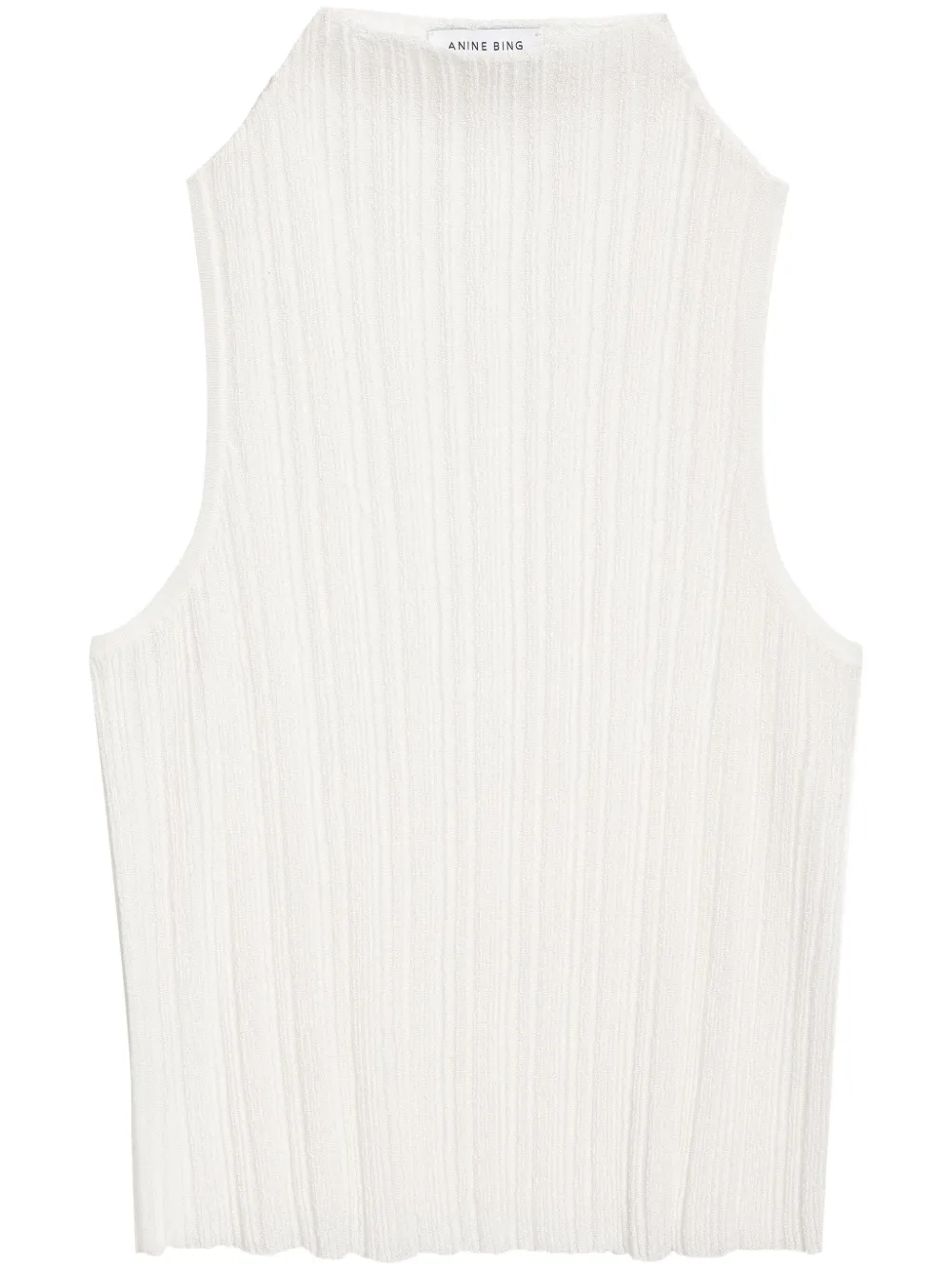 

Топ Harlow в рубчик Anine Bing, белый