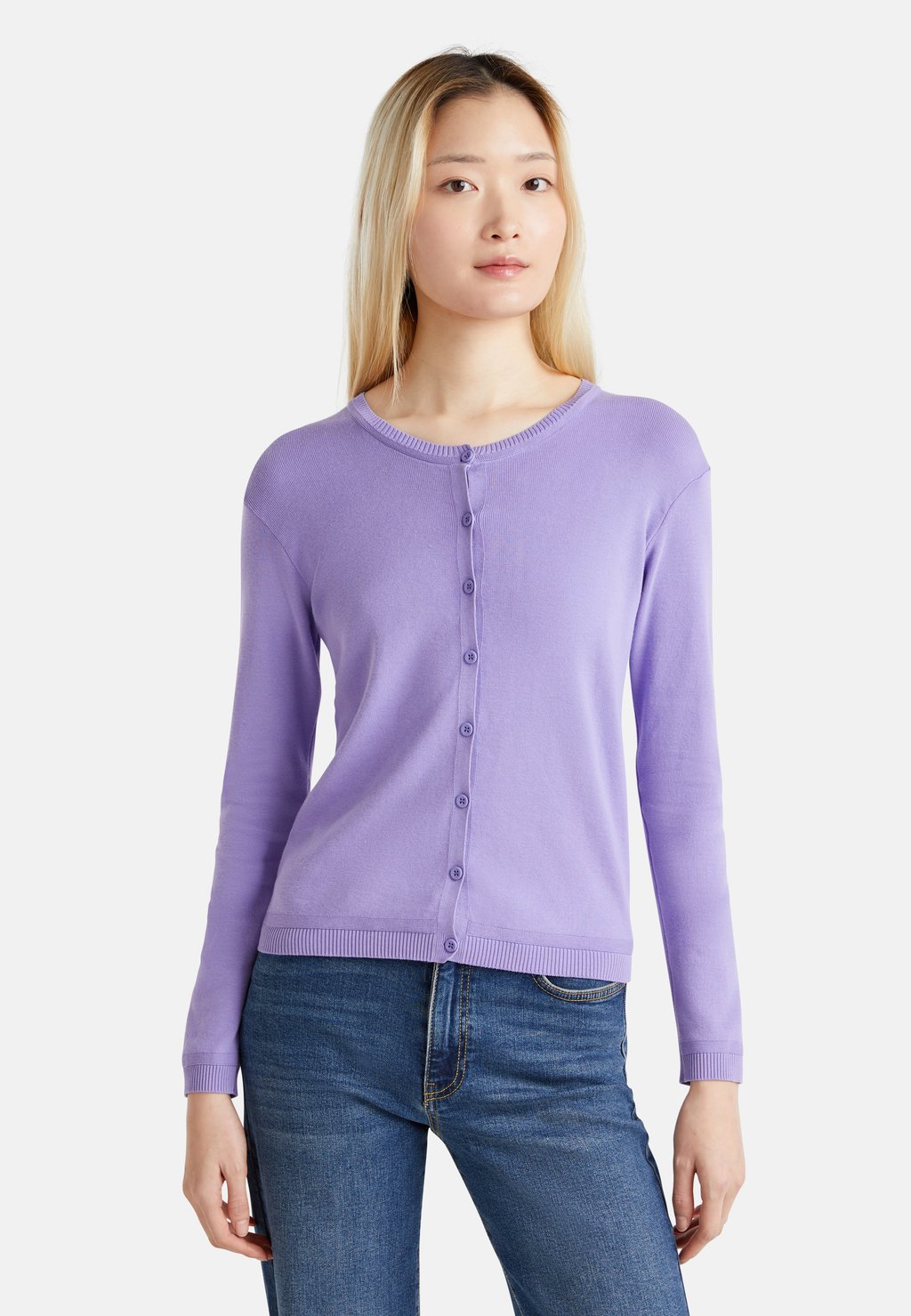 

Кардиган CREW NECK United Colors of Benetton, синий