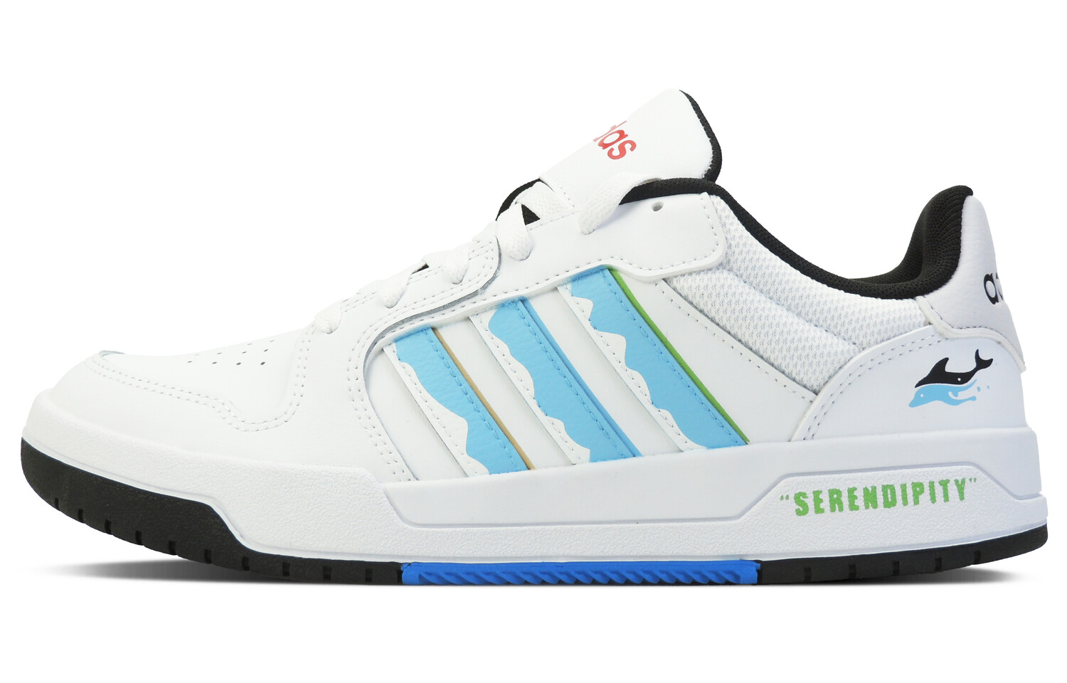 

Кроссовки adidas neo Entrap Skateboarding Shoes Men Low-top Blue/White, белый