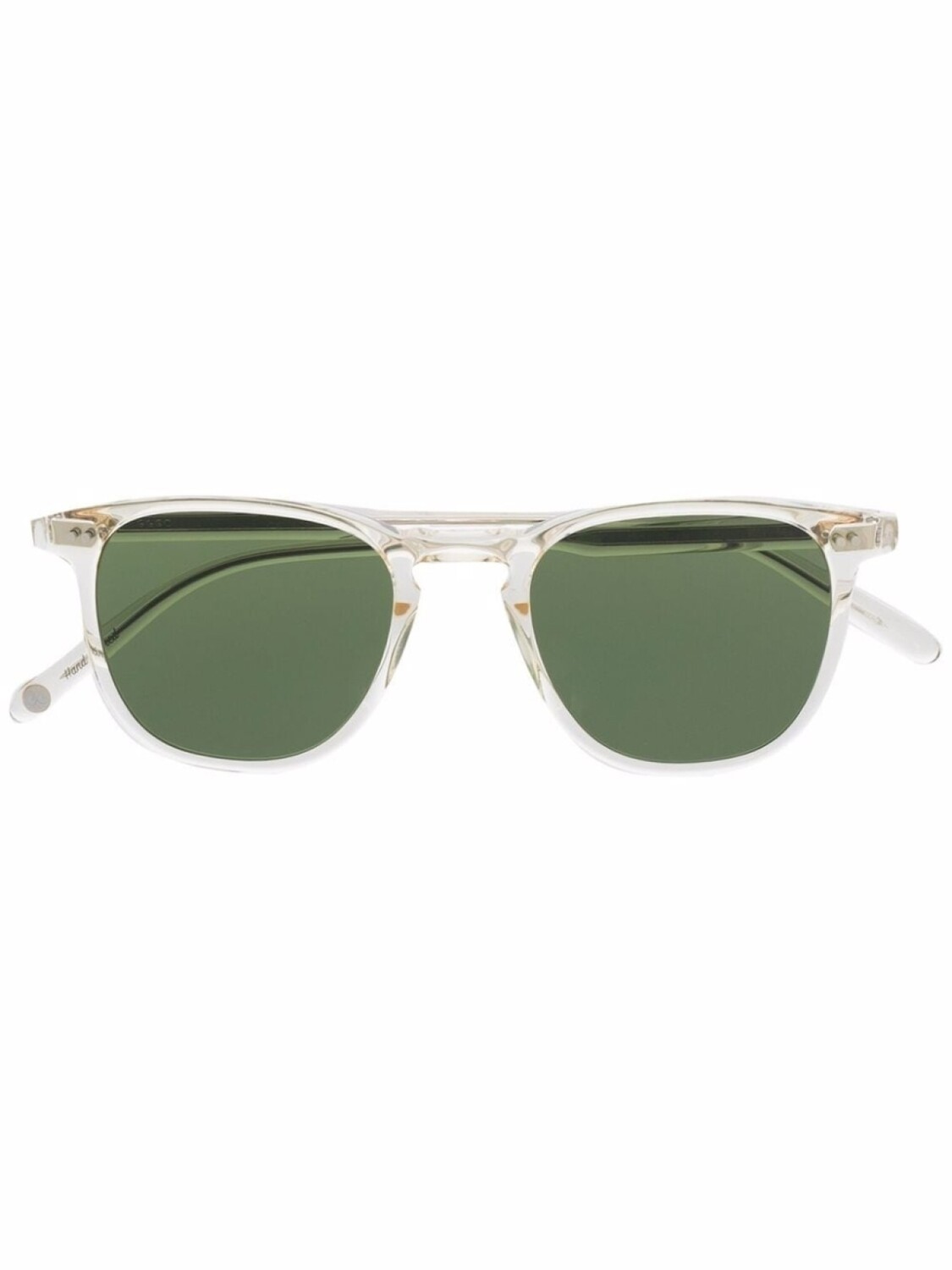 

Garrett Leight солнцезащитные очки Brooks в круглой оправе, нейтральный цвет